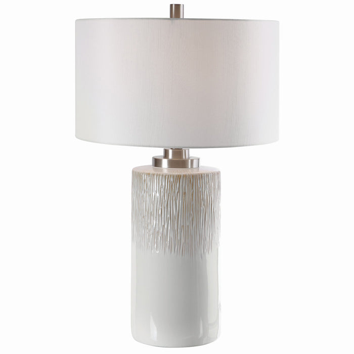 Uttermost's Georgios Cylinder Table Lamp Designed by Carolyn Kinder
