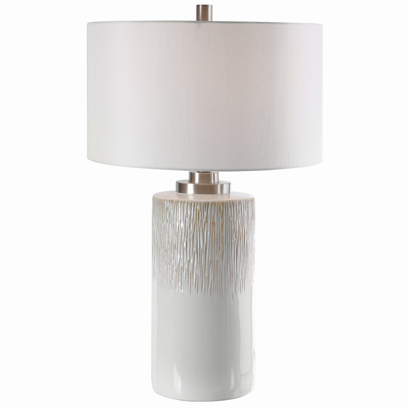 Uttermost's Georgios Cylinder Table Lamp Designed by Carolyn Kinder - Lamps Expo