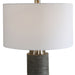 Uttermost's Strathmore Stone Gray Table Lamp Designed by David Frisch - Lamps Expo