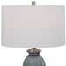 Uttermost's Zaila Light Blue Table Lamp Designed by Jim Parsons - Lamps Expo