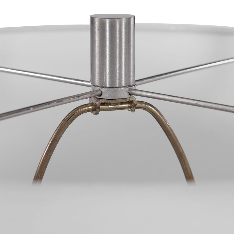 Uttermost's Zaila Light Blue Table Lamp Designed by Jim Parsons - Lamps Expo