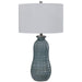 Uttermost's Zaila Light Blue Table Lamp Designed by Jim Parsons - Lamps Expo
