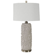 Uttermost's Zade Warm Gray Table Lamp Designed by David Frisch - Lamps Expo