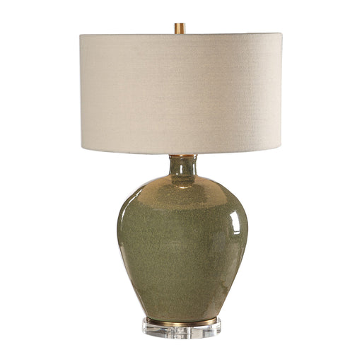 Uttermost's Elva Emerald Table Lamp Designed by Jim Parsons