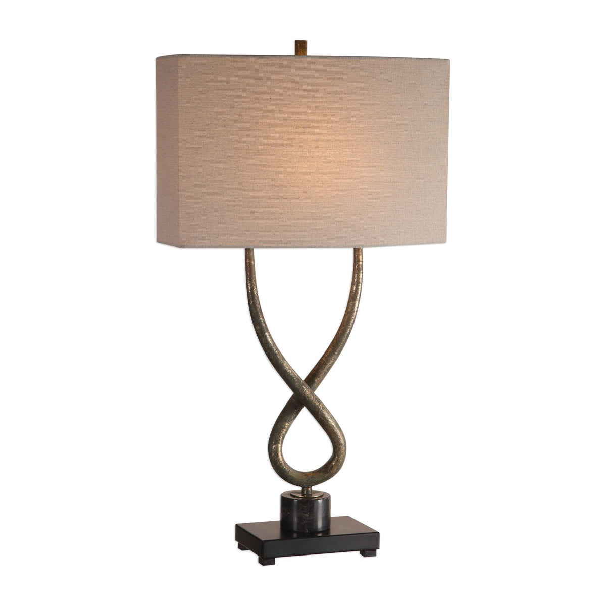 Uttermost's Talema Aged Silver Lamp Designed by Jim Parsons