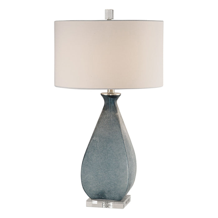 Uttermost's Atlantica Ocean Blue Lamp Designed by Jim Parsons