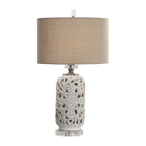 Uttermost's Dahlina Ceramic Table Lamp Designed by David Frisch - Lamps Expo
