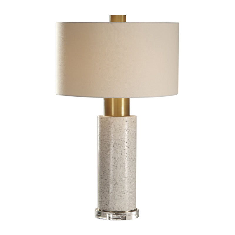 Uttermost's Vaeshon Concrete Table Lamp Designed by David Frisch - Lamps Expo