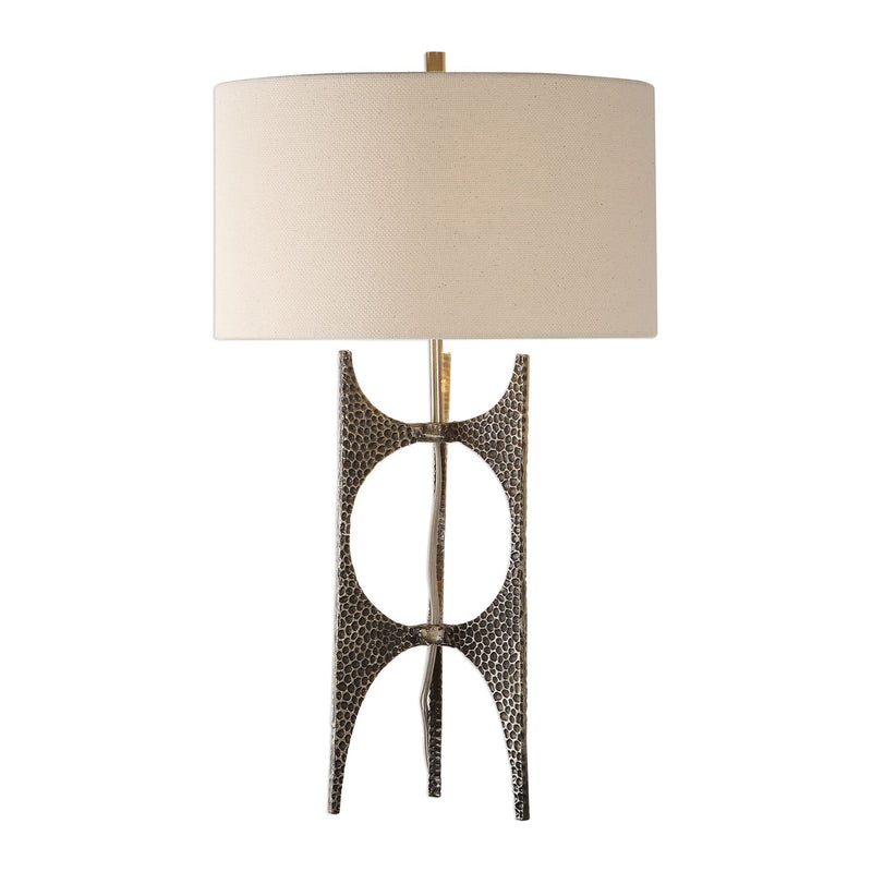 Uttermost's Goldia Antique Bronze Lamp Designed by Renee Wightman