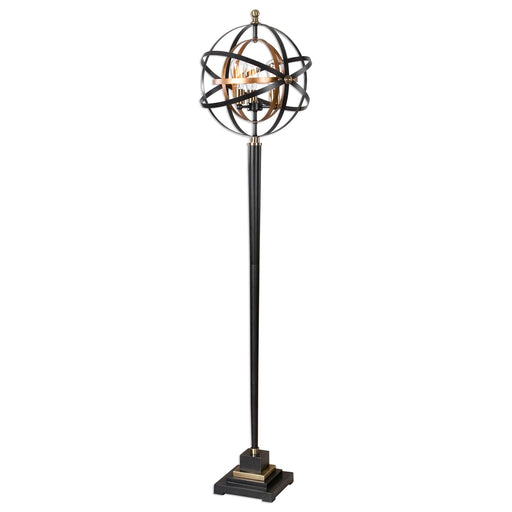 Uttermost's Rondure Sphere Floor Lamp Designed by Carolyn Kinder