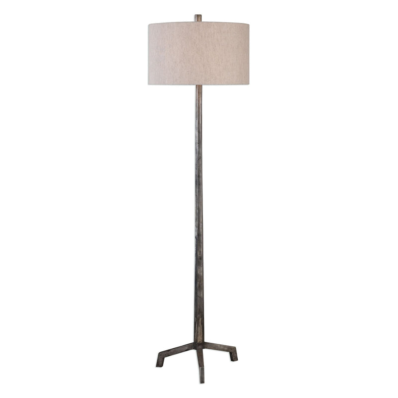 Uttermost's Ivor Cast Iron Floor Lamp Designed by Jim Parsons - Lamps Expo