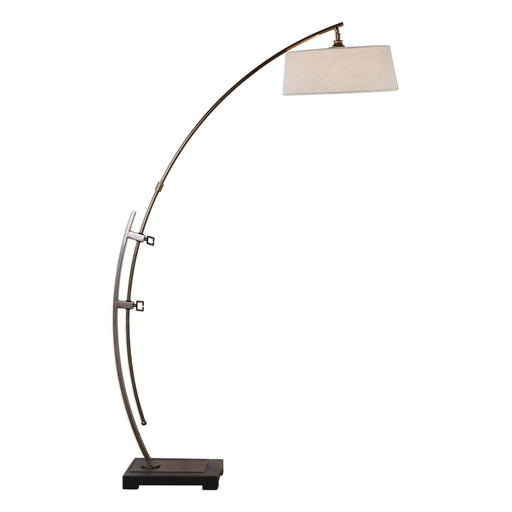 Uttermost's Calogero Bronze Arc Floor Lamp - Lamps Expo