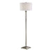 Uttermost's Volusia Nickel Floor Lamp Designed by David Frisch - Lamps Expo