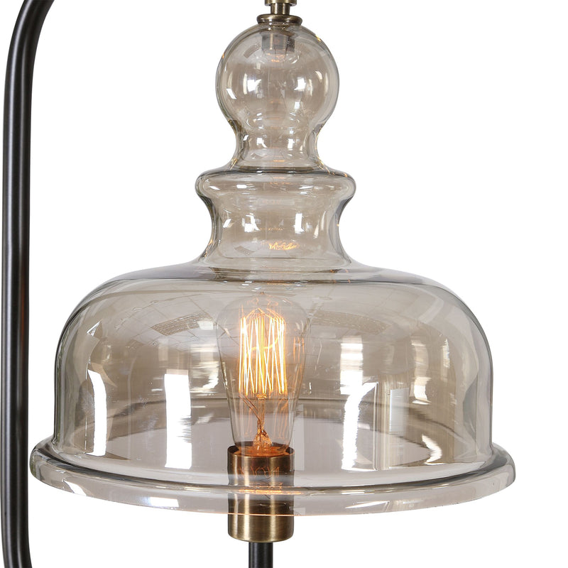 Uttermost's Elieser Industrial Floor Lamp Designed by Matthew Williams - Lamps Expo