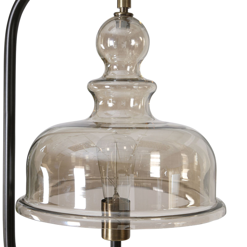 Uttermost's Elieser Industrial Floor Lamp Designed by Matthew Williams - Lamps Expo