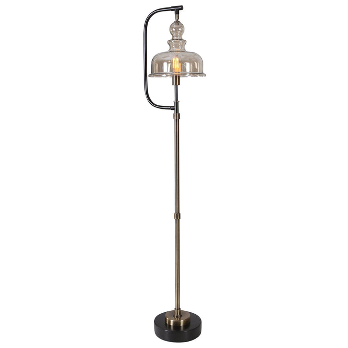 Uttermost's Elieser Industrial Floor Lamp Designed by Matthew Williams