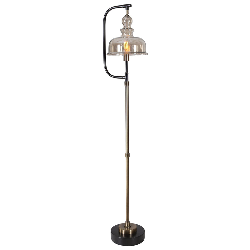 Uttermost's Elieser Industrial Floor Lamp Designed by Matthew Williams - Lamps Expo