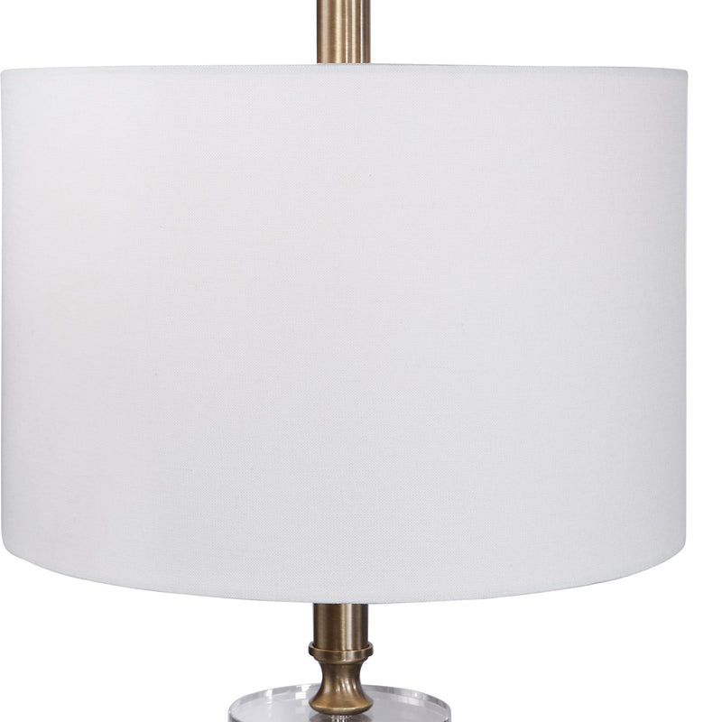 Uttermost's Maud Aged Black Floor Lamp Designed by David Frisch - Lamps Expo