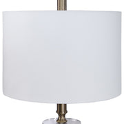Uttermost's Maud Aged Black Floor Lamp Designed by David Frisch - Lamps Expo