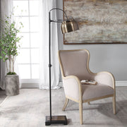 Uttermost's Bessemer Industrial Floor Lamp Designed by Jim Parsons - Lamps Expo