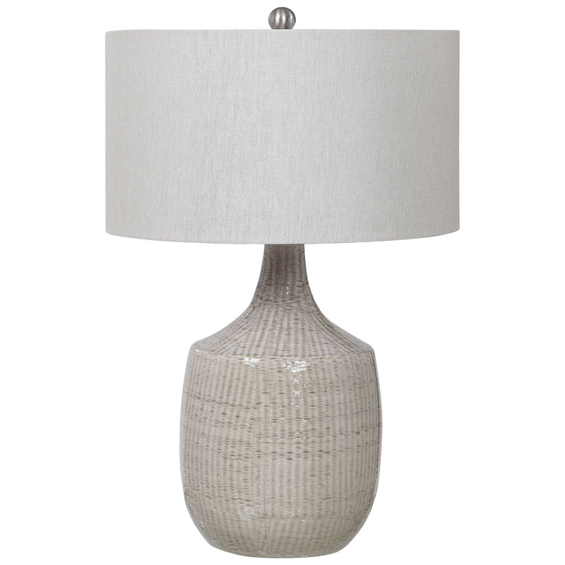 Uttermost's Felipe Gray Table Lamp Designed by Jim Parsons - Lamps Expo