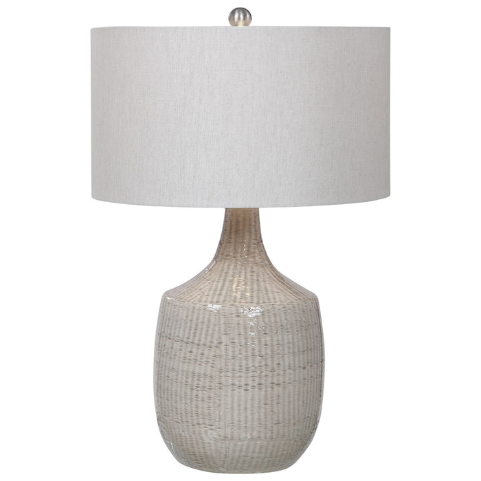 Uttermost's Felipe Gray Table Lamp Designed by Jim Parsons - Lamps Expo