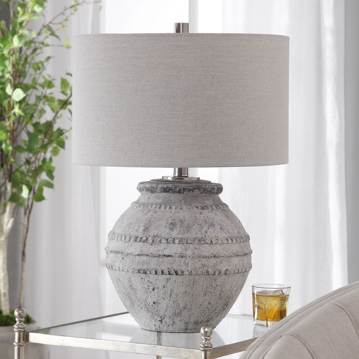 Uttermost's Montsant Stone Table Lamp Designed by John Kowalski - Lamps Expo