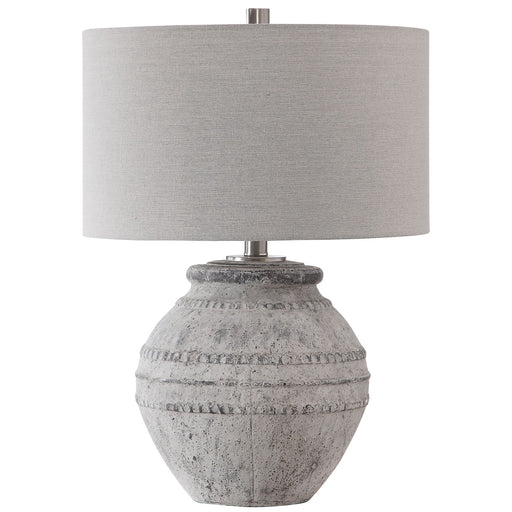Uttermost's Montsant Stone Table Lamp Designed by John Kowalski - Lamps Expo