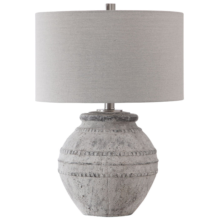 Uttermost's Montsant Stone Table Lamp Designed by John Kowalski - Lamps Expo