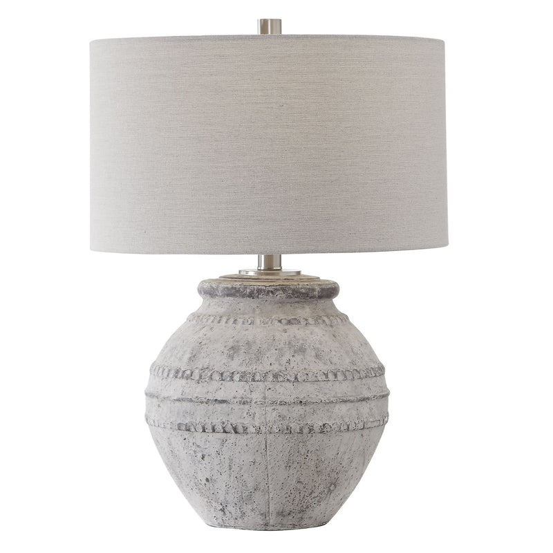 Uttermost's Montsant Stone Table Lamp Designed by John Kowalski - Lamps Expo