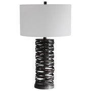 Uttermost's Alita Rust Black Table Lamp Designed by John Kowalski - Lamps Expo