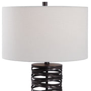Uttermost's Alita Rust Black Table Lamp Designed by John Kowalski - Lamps Expo