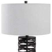 Uttermost's Alita Rust Black Table Lamp Designed by John Kowalski - Lamps Expo