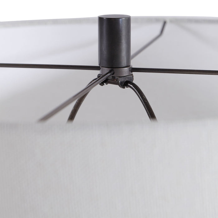 Uttermost's Alita Rust Black Table Lamp Designed by John Kowalski - Lamps Expo