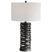 Uttermost's Alita Rust Black Table Lamp Designed by John Kowalski - Lamps Expo