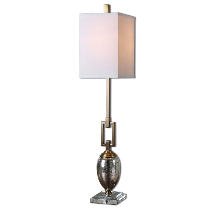 Uttermost's Copeland Mercury Glass Buffet Lamp Designed by David Frisch - Lamps Expo