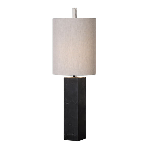 Uttermost's Delaney Marble Column Accent Lamp - Lamps Expo