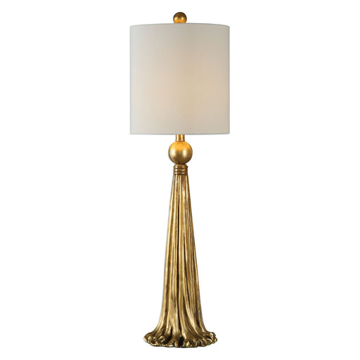Uttermost's Paravani Metallic Gold Lamp Designed by Billy Moon