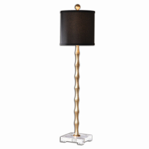 Uttermost's Quindici Metal Bamboo Buffet Lamp Designed by Carolyn Kinder