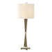 Uttermost's Niccolai Antiqued Nickel Lamp Designed by Jim Parsons - Lamps Expo