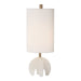 Uttermost's Alanea White Buffet Lamp Designed by David Frisch - Lamps Expo