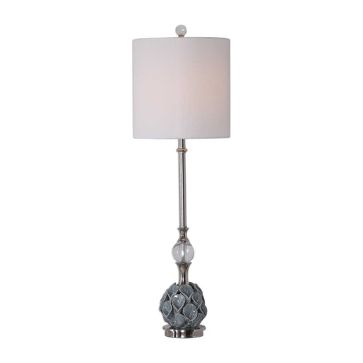 Uttermost's Elody Blue Gray Buffet Lamp Designed by David Frisch