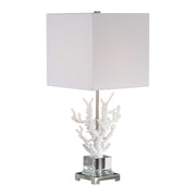 Uttermost's Corallo White Coral Table Lamp Designed by David Frisch - Lamps Expo