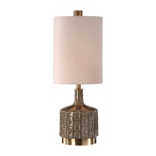 Uttermost's Darrin Gray Table Lamp Designed by David Frisch