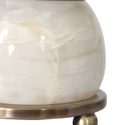 Uttermost's Natania Plated Brass Buffet Lamp Designed by Billy Moon - Lamps Expo