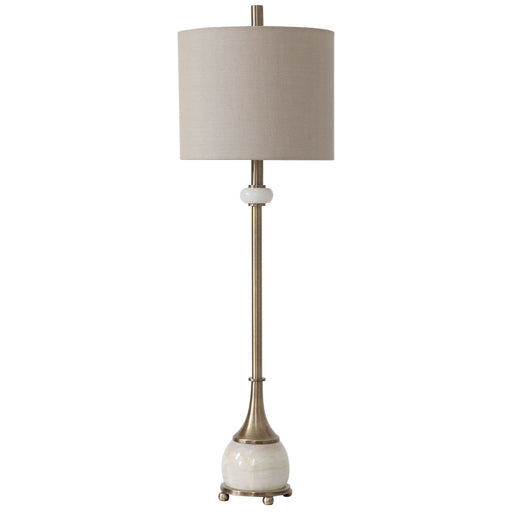 Uttermost's Natania Plated Brass Buffet Lamp Designed by Billy Moon - Lamps Expo