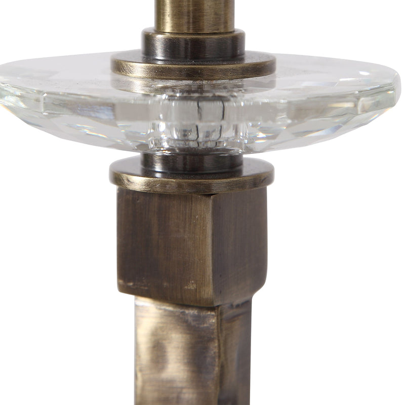 Uttermost's Parnell Industrial Buffet Lamp Designed by Matthew Williams - Lamps Expo