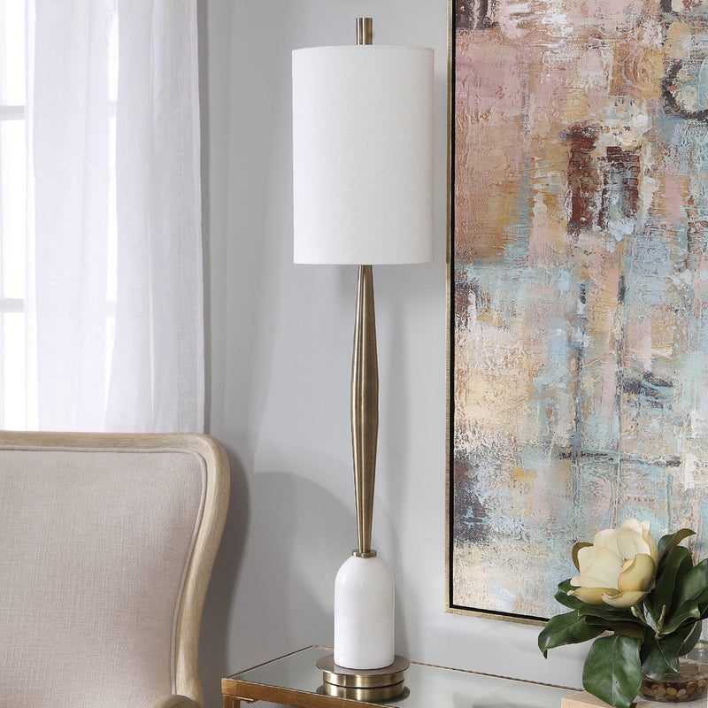 Uttermost's Minette Mid-Century Buffet Lamp Designed by David Frisch - Lamps Expo