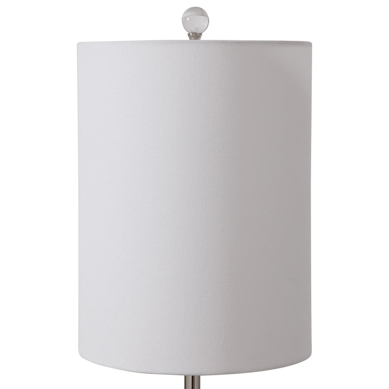 Uttermost's Piers Mottled Blue Buffet Lamp Designed by David Frisch - Lamps Expo