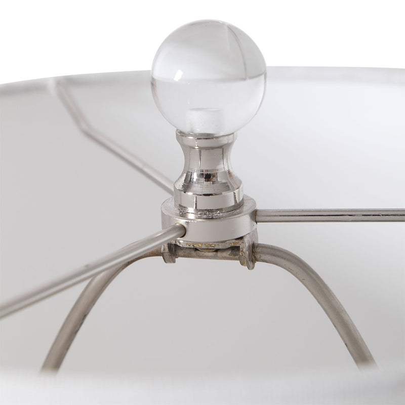 Uttermost's Piers Mottled Blue Buffet Lamp Designed by David Frisch - Lamps Expo